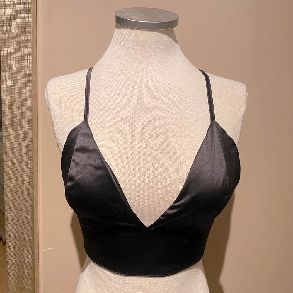Silk crop top